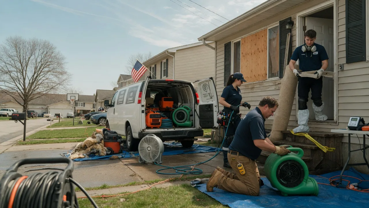 Water Damage Restoration in Howard, KS near me